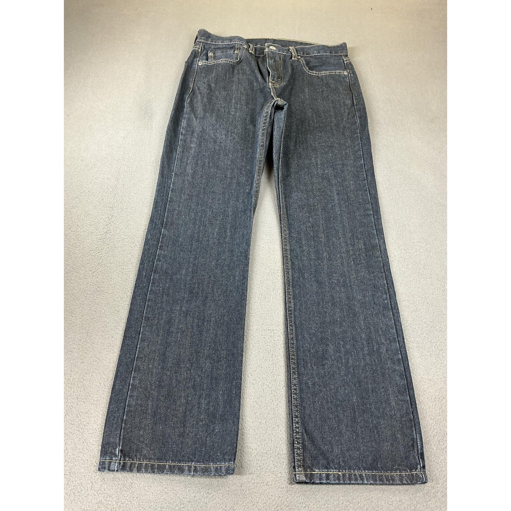 Levis 527 Jeans Mens 30x30 Dark Wash Blue Bootcut Slim Denim Made In Mexico
